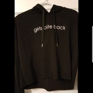 Crop top hoodie